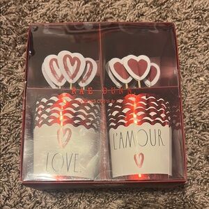 Rae Dunn Love L'Amour Baking Cups